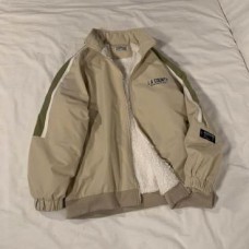 Jacket Bomber Pria Wanita Bulu Fleece Dalam